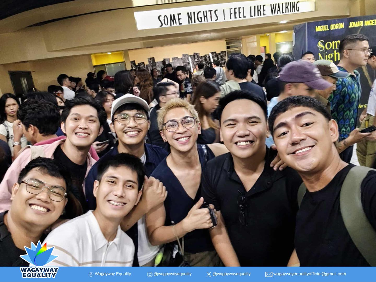 WE joins the premiere night of "Some Nights I Feel like Walking"